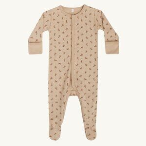 NWT - Quincy Mae ORGANIC Tulips snaps pajama